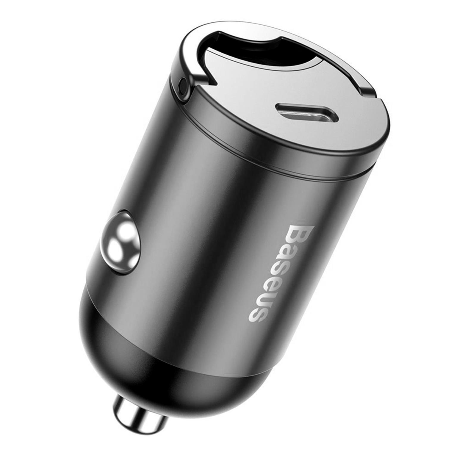 Baseus Autoladegerät – Kfz USB-Ladegerät im Zigarettenanzünder für Smartphones, USB-C, 30W – undefined