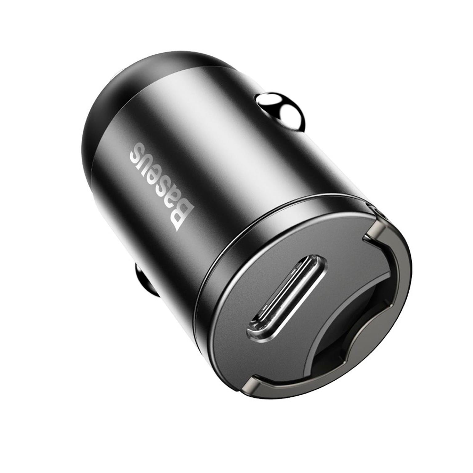 Baseus Autoladegerät – Kfz USB-Ladegerät im Zigarettenanzünder für Smartphones, USB-C, 30W – Weiteres Produktbild 1