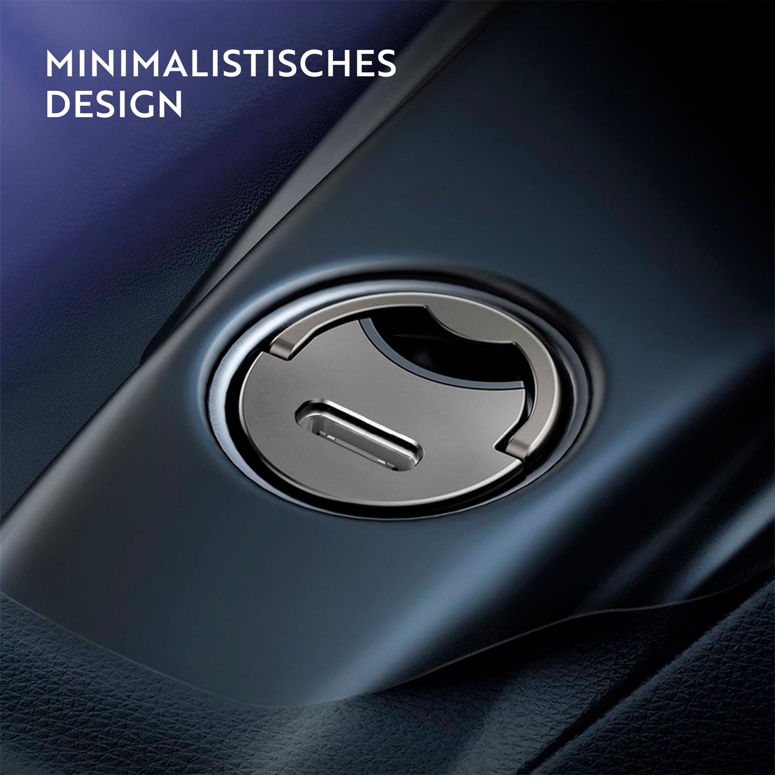 Baseus Autoladegerät – Kfz USB-Ladegerät im Zigarettenanzünder für Smartphones, USB-C, 30W – Weiteres Produktbild 2