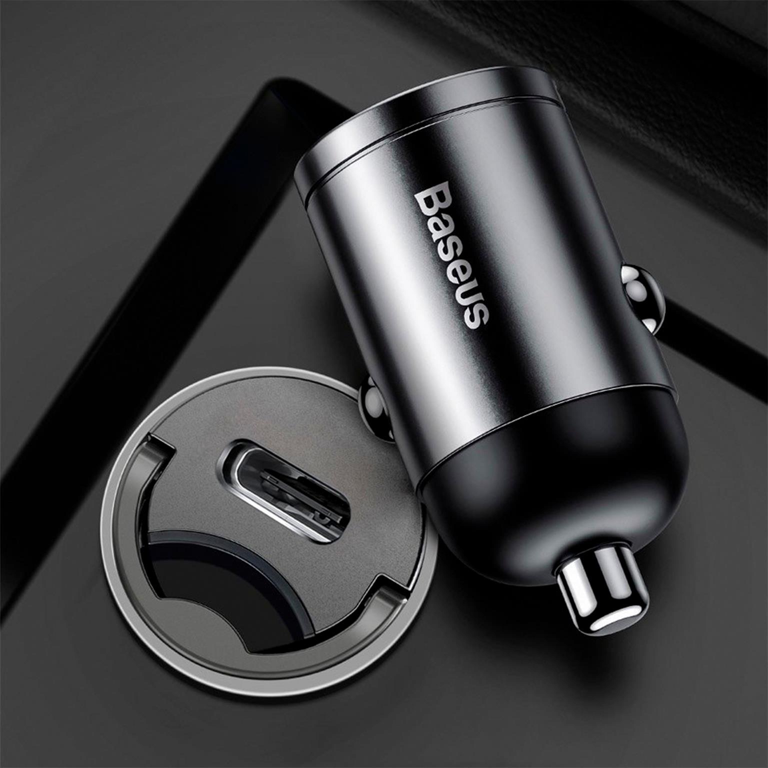 Baseus Autoladegerät – Kfz USB-Ladegerät im Zigarettenanzünder für Smartphones, USB-C, 30W – Weiteres Produktbild 8