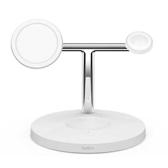 Belkin Boost Charge Pro 3-in-1 MagSafe Ladegerät – iPhone, Watch & AirPods 15W – Weiteres Produktbild 1 Belkin Boost Charge Pro 3-in-1 MagSafe Ladegerät – iPhone, Watch & AirPods 15W – Weiteres Produktbild 1