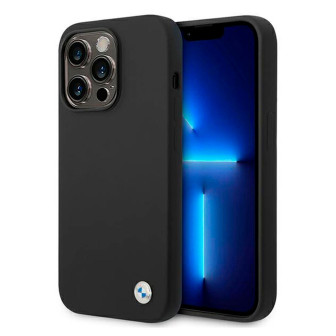 BMW Silikonhülle mit BMW Logo für iPhone 14 Pro Max – Schützen Sie Ihr Smartphone mit Stil – Schwarz