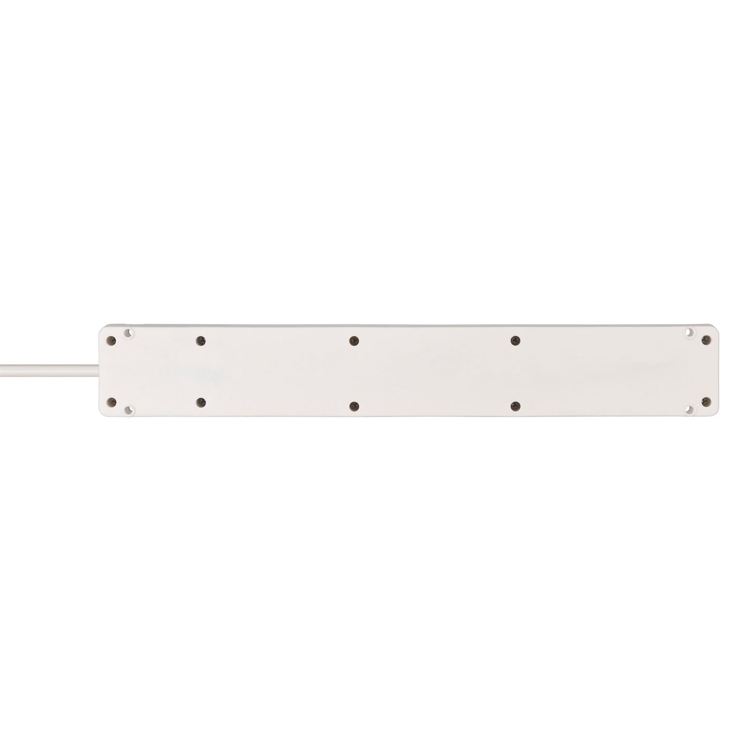 brennenstuhl Bremounta Steckdosenleiste 5-fach – Steckdosenleiste mit 2 USB-Anschlüssen, Schalter und 3m Kabel – Weiteres Produktbild 2