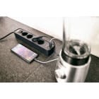 brennenstuhl Ecolor USB Steckdosenleiste 4-fach – Steckdosenleiste 4-fach mit USB und Schalter 1,5m Kabel – Weiteres Produktbild 6