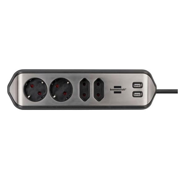 brennenstuhl Eck-Steckdosenleiste – 2x Schutzkontakt, 2x Euro und 2x USB Ladebuchsen, estilo Serie – Weiteres Produktbild 5 brennenstuhl Eck-Steckdosenleiste – 2x Schutzkontakt, 2x Euro und 2x USB Ladebuchsen, estilo Serie – Weiteres Produktbild 5