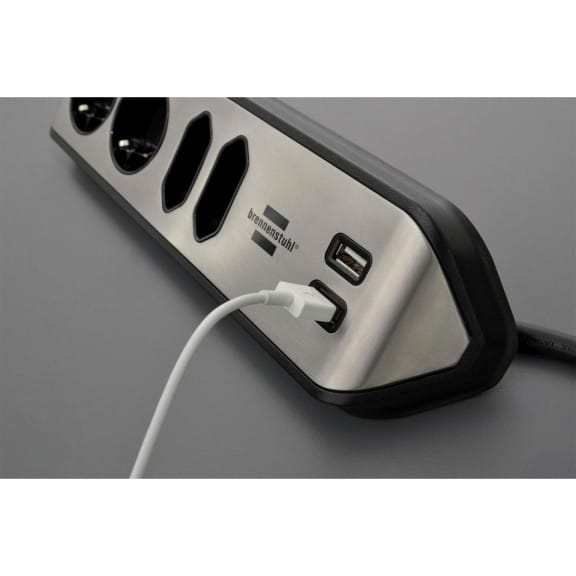 brennenstuhl Eck-Steckdosenleiste – 2x Schutzkontakt, 2x Euro und 2x USB Ladebuchsen, estilo Serie – Weiteres Produktbild 8 brennenstuhl Eck-Steckdosenleiste – 2x Schutzkontakt, 2x Euro und 2x USB Ladebuchsen, estilo Serie – Weiteres Produktbild 8