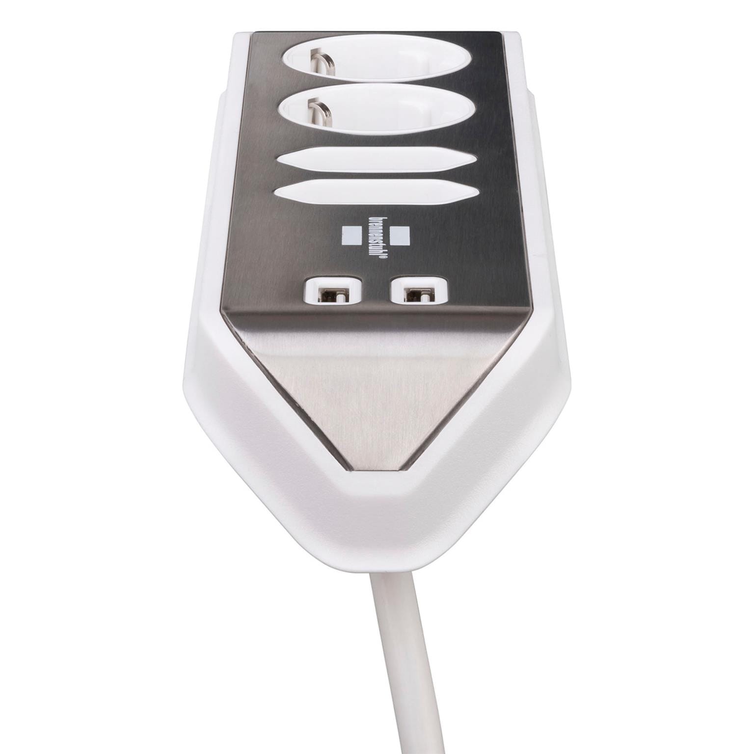 brennenstuhl Eck-Steckdosenleiste – 2x Schutzkontakt, 2x Euro und 2x USB Ladebuchsen, estilo Serie – Weiteres Produktbild 3 brennenstuhl Eck-Steckdosenleiste – 2x Schutzkontakt, 2x Euro und 2x USB Ladebuchsen, estilo Serie – Weiteres Produktbild 3
