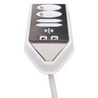 brennenstuhl Eck-Steckdosenleiste – 2x Schutzkontakt, 2x Euro und 2x USB Ladebuchsen, estilo Serie – Weiteres Produktbild 3