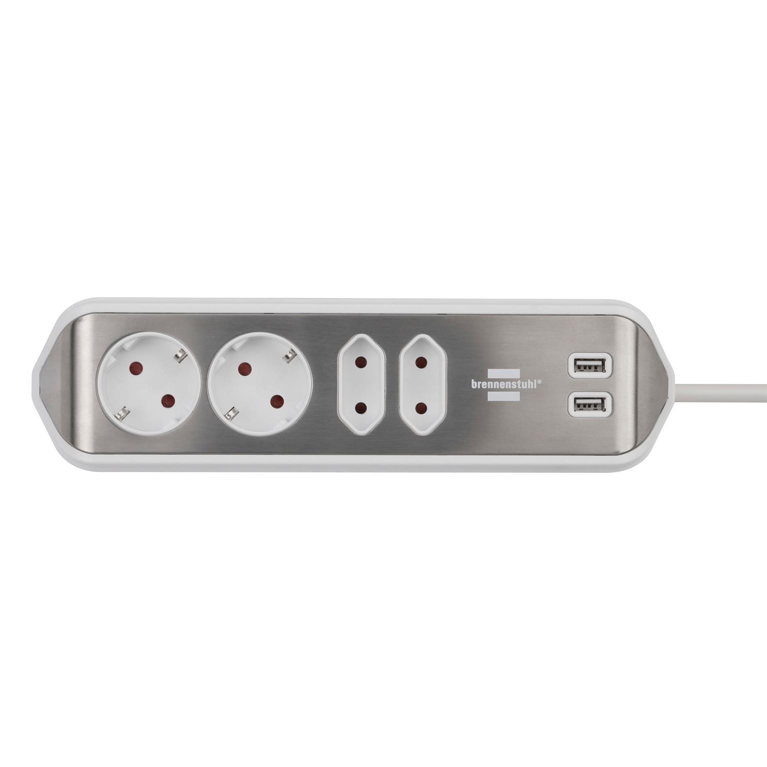 brennenstuhl Eck-Steckdosenleiste – 2x Schutzkontakt, 2x Euro und 2x USB Ladebuchsen, estilo Serie – Weiteres Produktbild 4 brennenstuhl Eck-Steckdosenleiste – 2x Schutzkontakt, 2x Euro und 2x USB Ladebuchsen, estilo Serie – Weiteres Produktbild 4