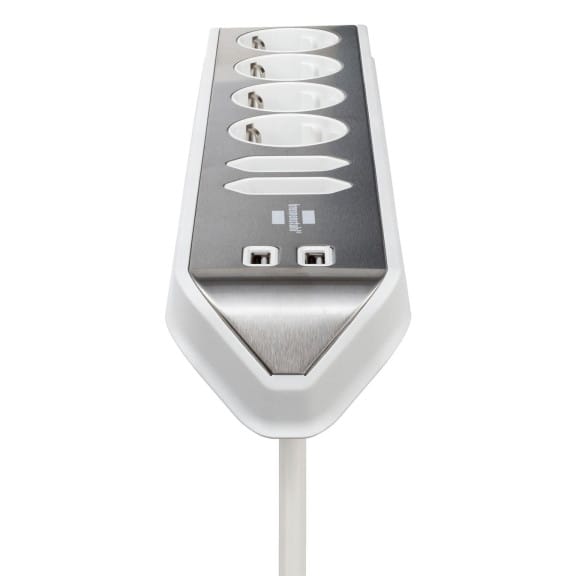 brennenstuhl Eck-Steckdosenleiste – 4x Schutzkontakt, 2x Euro und 2x USB Ladebuchsen, estilo Serie – Weiteres Produktbild 4 brennenstuhl Eck-Steckdosenleiste – 4x Schutzkontakt, 2x Euro und 2x USB Ladebuchsen, estilo Serie – Weiteres Produktbild 4