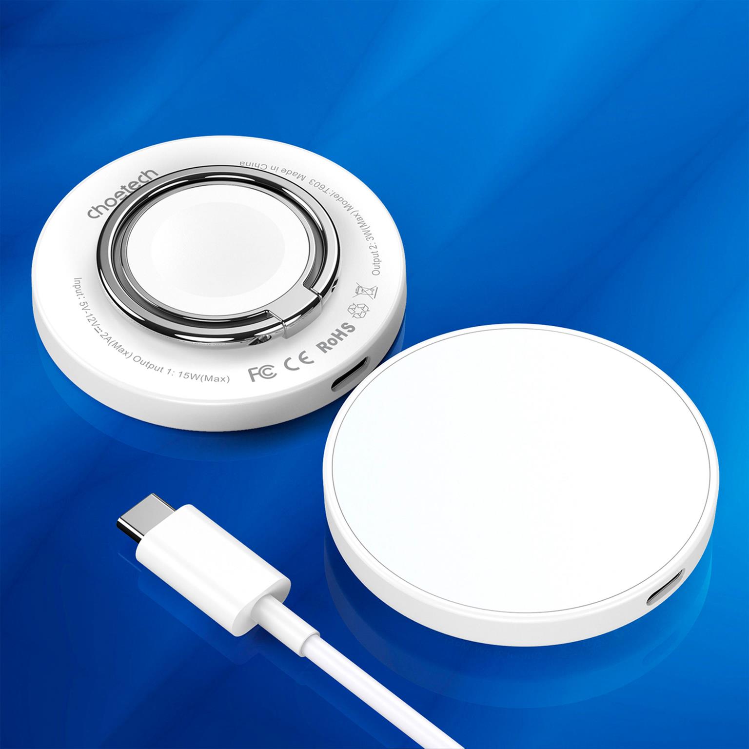 Choetech Induktives MagSafe-Ladegerät mit Halterung – MagSafe Ladegerät, Induktives Laden, MagSafe Halterung – Weiteres Produktbild 5
