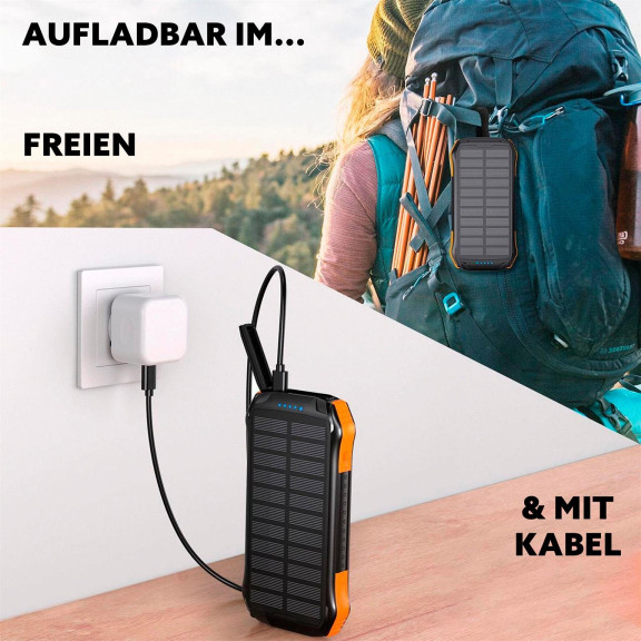Choetech Powerbank mit induktivem Laden 10000 mAh – Qi Solar Powerbank, USB-C, USB-A, Solar Ladegerät – Weiteres Produktbild 4 Choetech Powerbank mit induktivem Laden 10000 mAh – Qi Solar Powerbank, USB-C, USB-A, Solar Ladegerät – Weiteres Produktbild 4