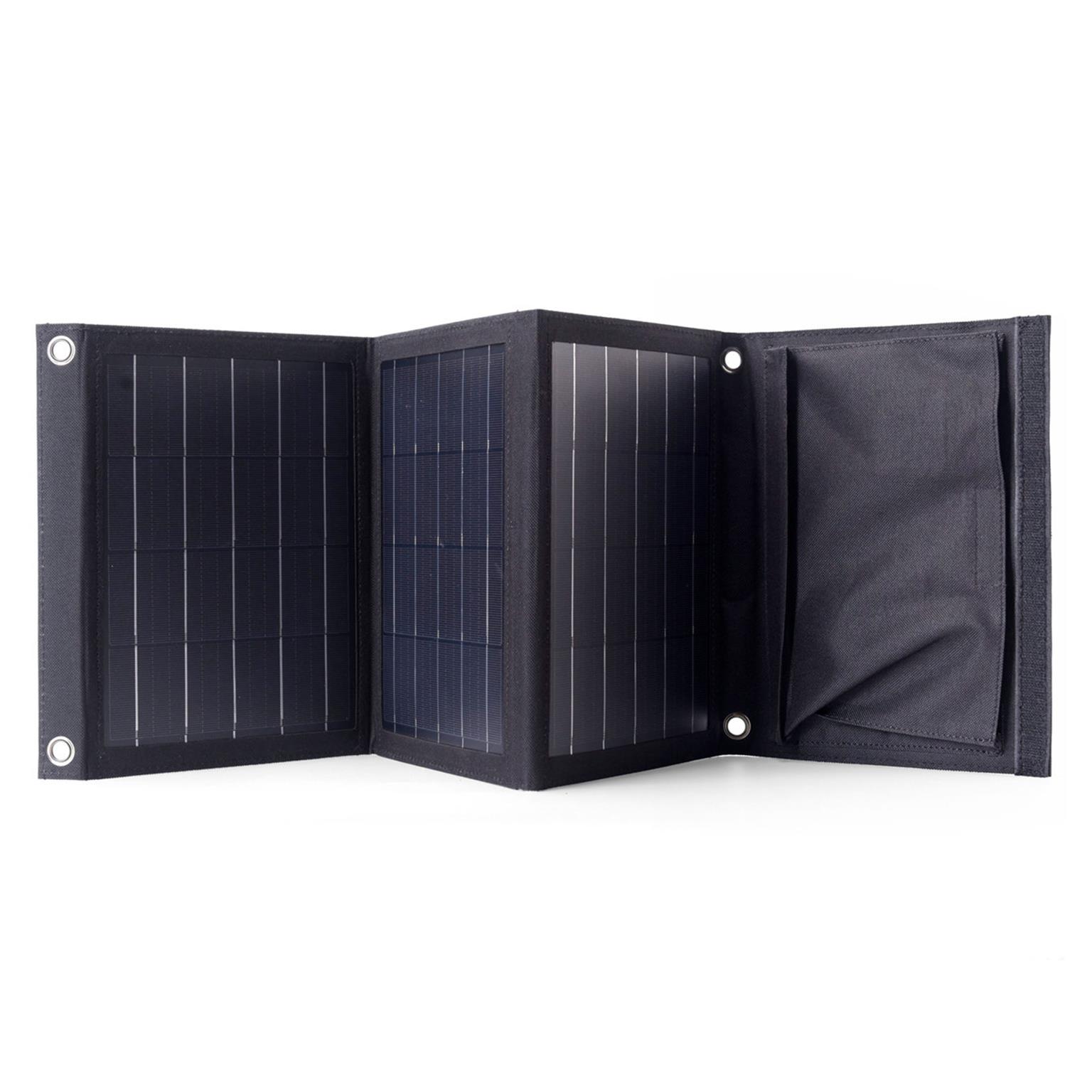Choetech Reise-Solarladegerät – Tragbares 22W Solarpanel, 2x USB 5V, Faltbares Design – undefined