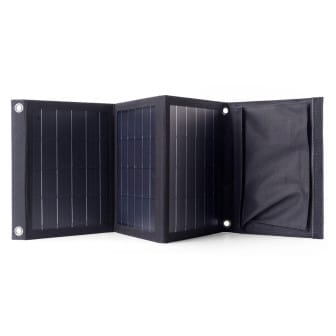 Choetech Reise-Solarladegerät – Tragbares 22W Solarpanel, 2x USB 5V, Faltbares Design – Schwarz Choetech Reise-Solarladegerät – Tragbares 22W Solarpanel, 2x USB 5V, Faltbares Design – Schwarz