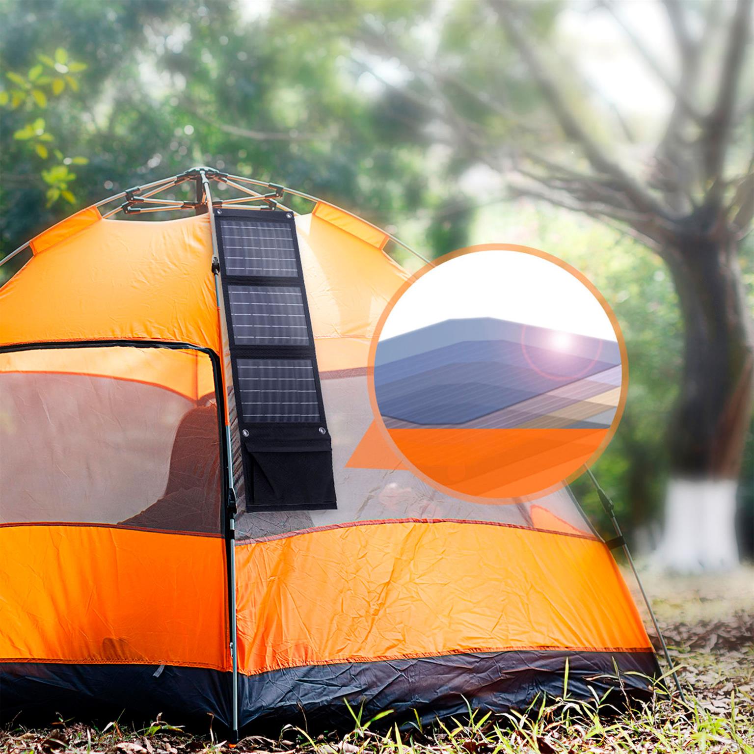 Choetech Reise-Solarladegerät – Tragbares 22W Solarpanel, 2x USB 5V, Faltbares Design – Weiteres Produktbild 4 Choetech Reise-Solarladegerät – Tragbares 22W Solarpanel, 2x USB 5V, Faltbares Design – Weiteres Produktbild 4