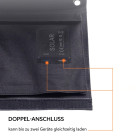 Choetech Reise-Solarladegerät – Tragbares 22W Solarpanel, 2x USB 5V, Faltbares Design – Weiteres Produktbild 7