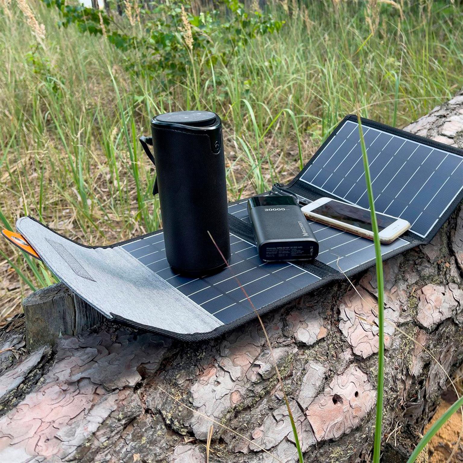 Choetech Reise-Solarladegerät – Tragbares 22W Solarpanel, 2x USB 5V, Faltbares Design – Weiteres Produktbild 7