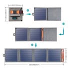 Choetech Reise Solar Ladegerät für Telefone mit USB 14W faltbar – passt zusammengeklappt in die Tasche – Weiteres Produktbild 8