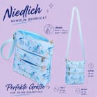 Disney Eeyore Umhängetasche – Schultertasche Handtasche Disney Tasche mit I-Aah von Winnie Puuh Reißverschluss – Produktbild 2