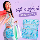 Disney Eeyore Umhängetasche – Schultertasche Handtasche Disney Tasche mit I-Aah von Winnie Puuh Reißverschluss – Produktbild 3
