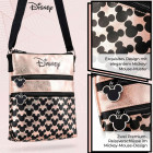 Disney Mickey Mouse Umhängetasche – Mickey Mouse Tasche, Umhängetasche mit Reißverschluss – Produktbild 6