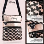 Disney Mickey Mouse Umhängetasche – Mickey Mouse Tasche, Umhängetasche mit Reißverschluss – Produktbild 6