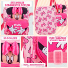 Disney Minnie Mouse Umhängetasche – Minnie Mouse Schultertasche, Umhängetasche mit Reißverschluss, Freizeit Tasche – Produktbild 4