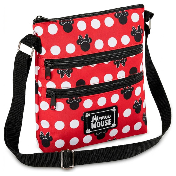 Disney Minnie Mouse Umhängetasche – Minnie Maus Tasche für Kinder mit Schultergurt und Frontfach für Alltag – Weiteres Produktbild 1