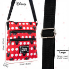 Disney Minnie Mouse Umhängetasche – Minnie Maus Tasche für Kinder mit Schultergurt und Frontfach für Alltag – Produktbild 2