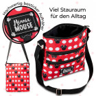 Disney Minnie Mouse Umhängetasche – Minnie Maus Tasche für Kinder mit Schultergurt und Frontfach für Alltag – Produktbild 5