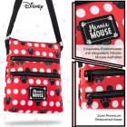 Disney Minnie Mouse Umhängetasche – Minnie Maus Tasche für Kinder mit Schultergurt und Frontfach für Alltag – Produktbild 6