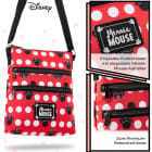 Disney Minnie Mouse Umhängetasche – Minnie Maus Tasche für Kinder mit Schultergurt und Frontfach für Alltag – Produktbild 6