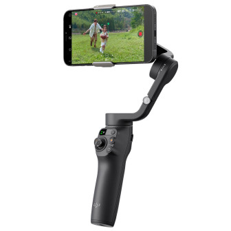 DJI Osmo Mobile 6 – Smartphone-Gimbal, 3-Achsen-Stabilisierung, integrierter Verlängerungsstab – faltbar – Schwarz