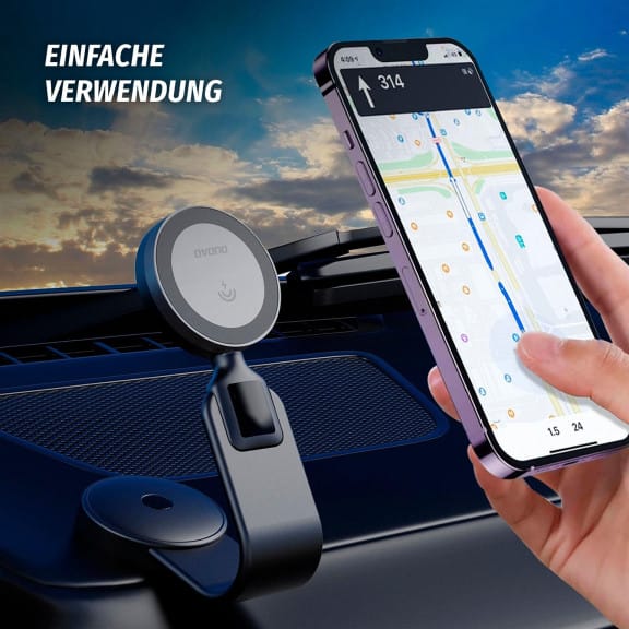 Dudao Autoladegerät mit MagSafe – magnetische Handyhalterung für Smartphones und andere Geräte, F21 Pro, 15W – Weiteres Produktbild 2 Dudao Autoladegerät mit MagSafe – magnetische Handyhalterung für Smartphones und andere Geräte, F21 Pro, 15W – Weiteres Produktbild 2