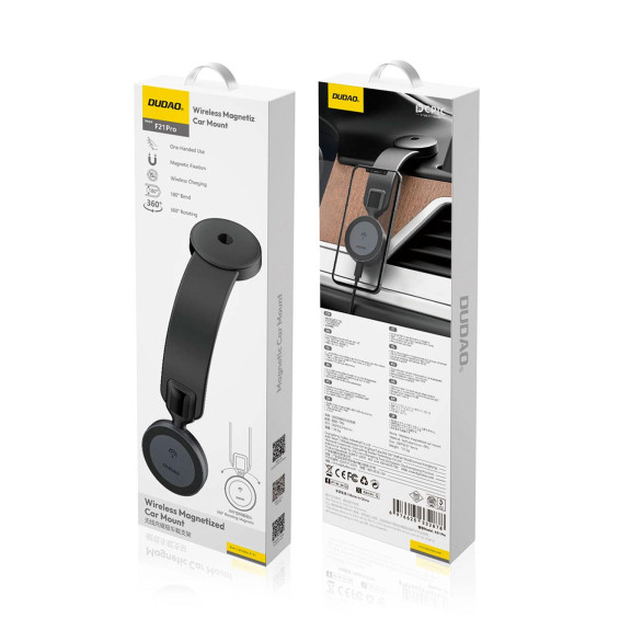 Dudao Autoladegerät mit MagSafe – magnetische Handyhalterung für Smartphones und andere Geräte, F21 Pro, 15W – Weiteres Produktbild 7