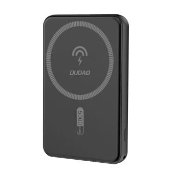 Dudao K14S MagSafe kabellose Powerbank 20W 5000mAh – Wireless Powerbank mit induktivem Laden unterwegs – Schwarz Dudao K14S MagSafe kabellose Powerbank 20W 5000mAh – Wireless Powerbank mit induktivem Laden unterwegs – Schwarz