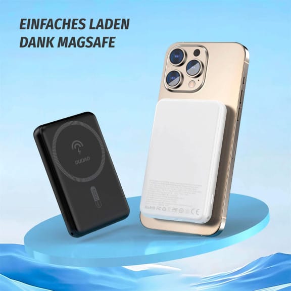 Dudao K14S MagSafe kabellose Powerbank 20W 5000mAh – Wireless Powerbank mit induktivem Laden unterwegs – Weiteres Produktbild 2 Dudao K14S MagSafe kabellose Powerbank 20W 5000mAh – Wireless Powerbank mit induktivem Laden unterwegs – Weiteres Produktbild 2