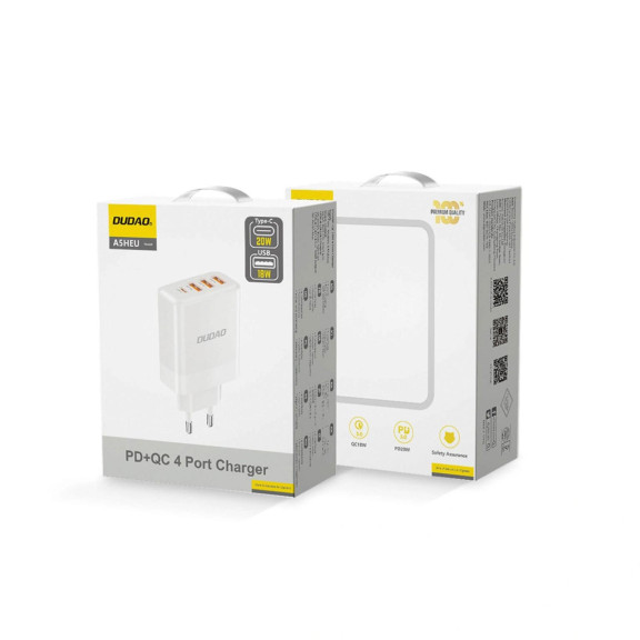 Dudao Netzladegerät 3x USB-A 1x USB-C – Universal Ladegerät für mehrere Geräte Ladeadapter mit 4 Ports – Weiteres Produktbild 3 Dudao Netzladegerät 3x USB-A 1x USB-C – Universal Ladegerät für mehrere Geräte Ladeadapter mit 4 Ports – Weiteres Produktbild 3