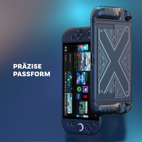 Dux Ducis Schutzhülle für Nintendo Switch 2 – Switch 2 Case schwarz, Slim Hülle, Hardcase mit rutschfestem Griff – Weiteres Produktbild 5