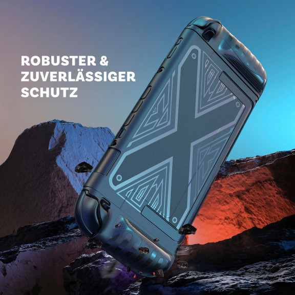 Dux Ducis Schutzhülle für Nintendo Switch 2 – Switch 2 Case schwarz, Slim Hülle, Hardcase mit rutschfestem Griff – Weiteres Produktbild 6