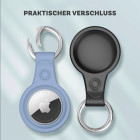 Dux Ducis 4er Set AirTag Hülle Silikon mit Schlüsselring – Apple AirTag Schlüsselanhänger – Produktbild 4