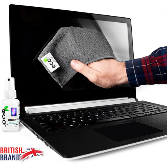 Ecomoist Bildschirm Reinigungsset – für Smartphones und andere Geräte, Mikrofasertuch, Displayreiniger 50 ml – Weiteres Produktbild 5