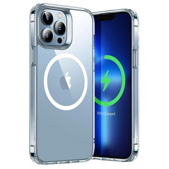 ESR Classic Hybrid MagSafe-Hülle mit HaloLock für iPhone 13 Pro Max – mit Militärnorm-Schutz – Transparent