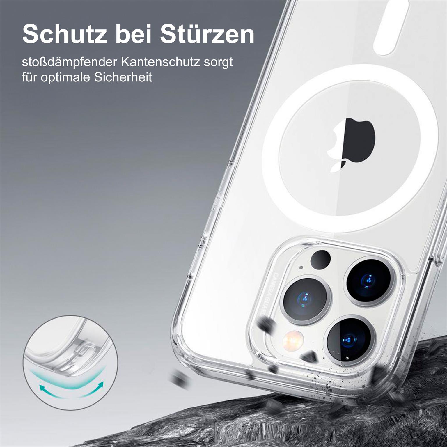 ESR Classic Hybrid MagSafe-Hülle mit HaloLock für iPhone 14 Pro – mit Militärnorm-Schutz – Weiteres Produktbild 4 ESR Classic Hybrid MagSafe-Hülle mit HaloLock für iPhone 14 Pro – mit Militärnorm-Schutz – Weiteres Produktbild 4