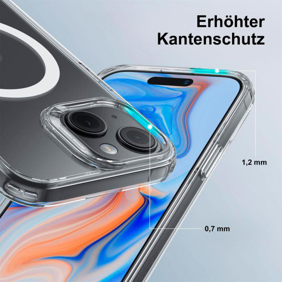 ESR Classic Hybrid MagSafe-Hülle mit HaloLock für iPhone 15 – mit Militärnorm-Schutz – Weiteres Produktbild 5 ESR Classic Hybrid MagSafe-Hülle mit HaloLock für iPhone 15 – mit Militärnorm-Schutz – Weiteres Produktbild 5
