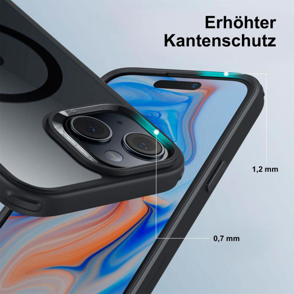 ESR Classic Hybrid MagSafe-Hülle mit HaloLock für iPhone 15 Plus – mit Militärnorm-Schutz – Weiteres Produktbild 5