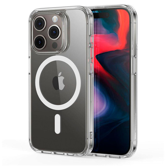 ESR Classic Hybrid MagSafe-Hülle mit HaloLock für iPhone 15 Pro – mit Militärnorm-Schutz – Weiteres Produktbild 1 ESR Classic Hybrid MagSafe-Hülle mit HaloLock für iPhone 15 Pro – mit Militärnorm-Schutz – Weiteres Produktbild 1