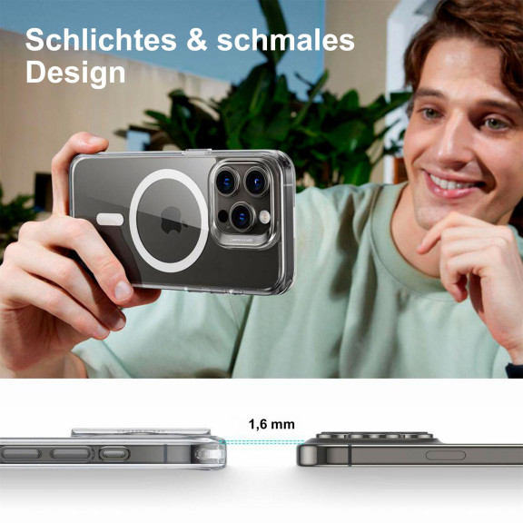 ESR Classic Hybrid MagSafe-Hülle mit HaloLock für iPhone 15 Pro Max – mit Militärnorm-Schutz – Weiteres Produktbild 7