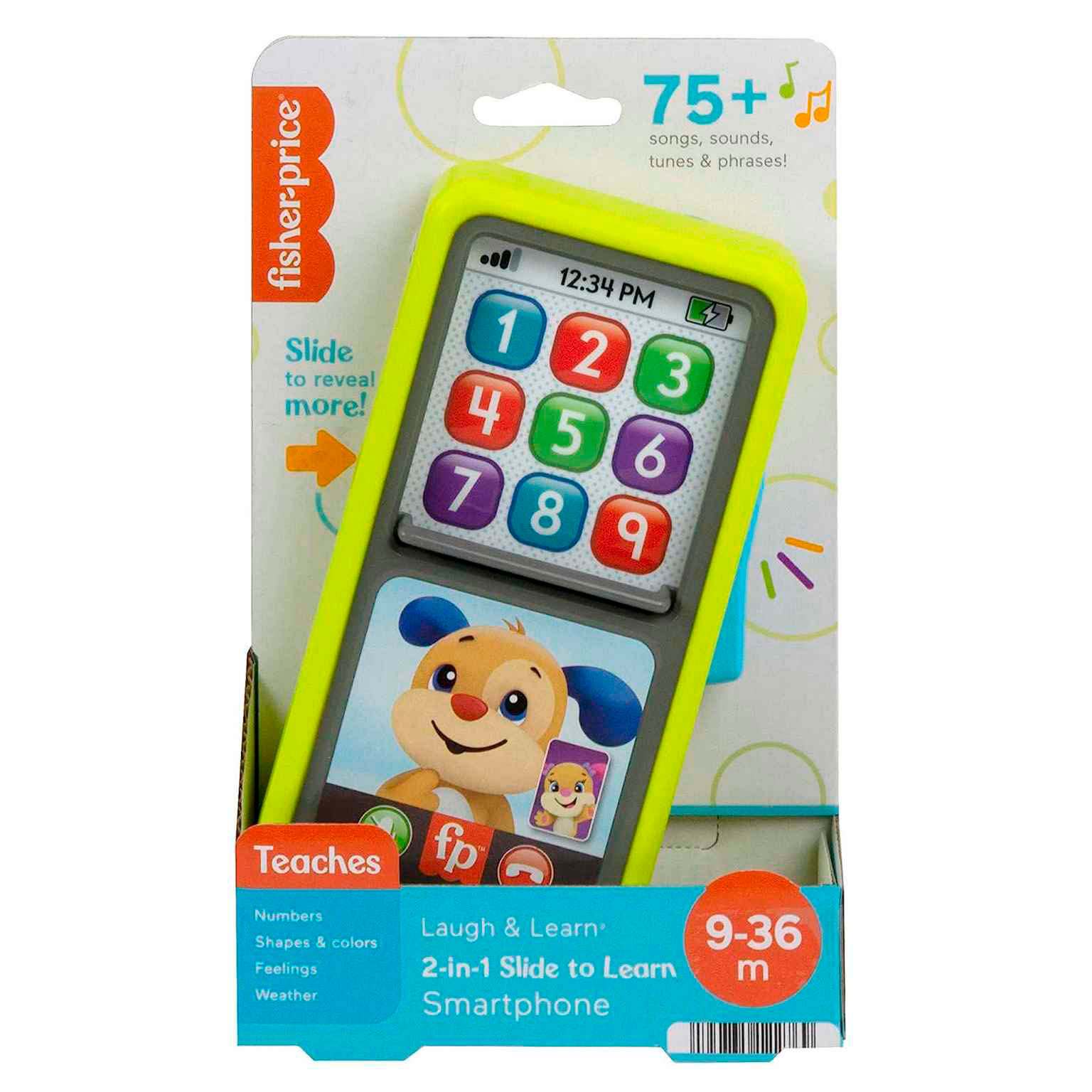 Fisher-Price Lernspaß 2-in-1 Smartphone – Interaktives Spielzeugtelefon, Pädagogisches Smartphone mit Lernfunktionen – Weiteres Produktbild 5