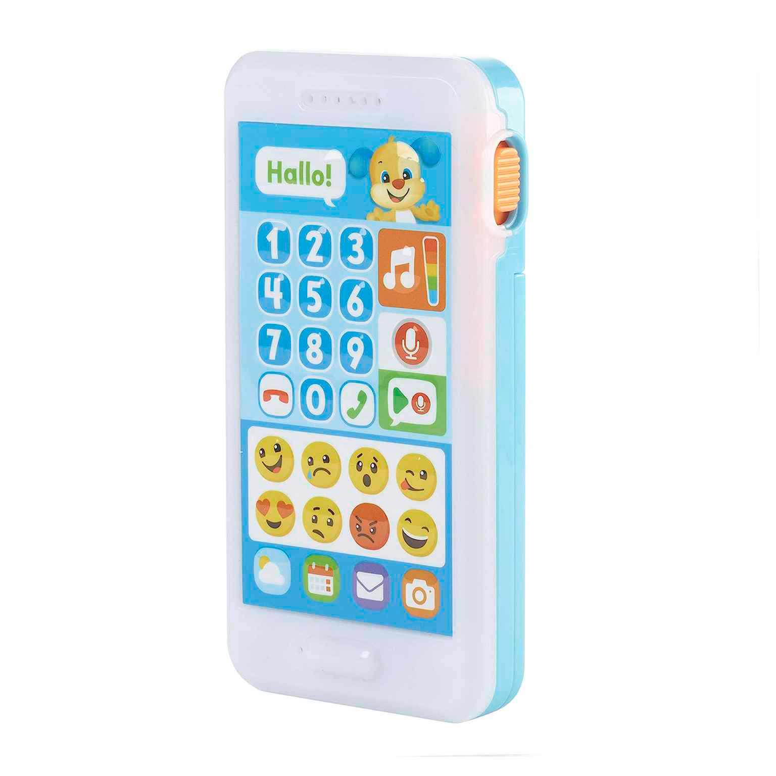 Fisher-Price Lernspaß Spielzeugtelefon – Interaktives Kinderspielzeug mit Lichtern und Telefongeräuschen – undefined